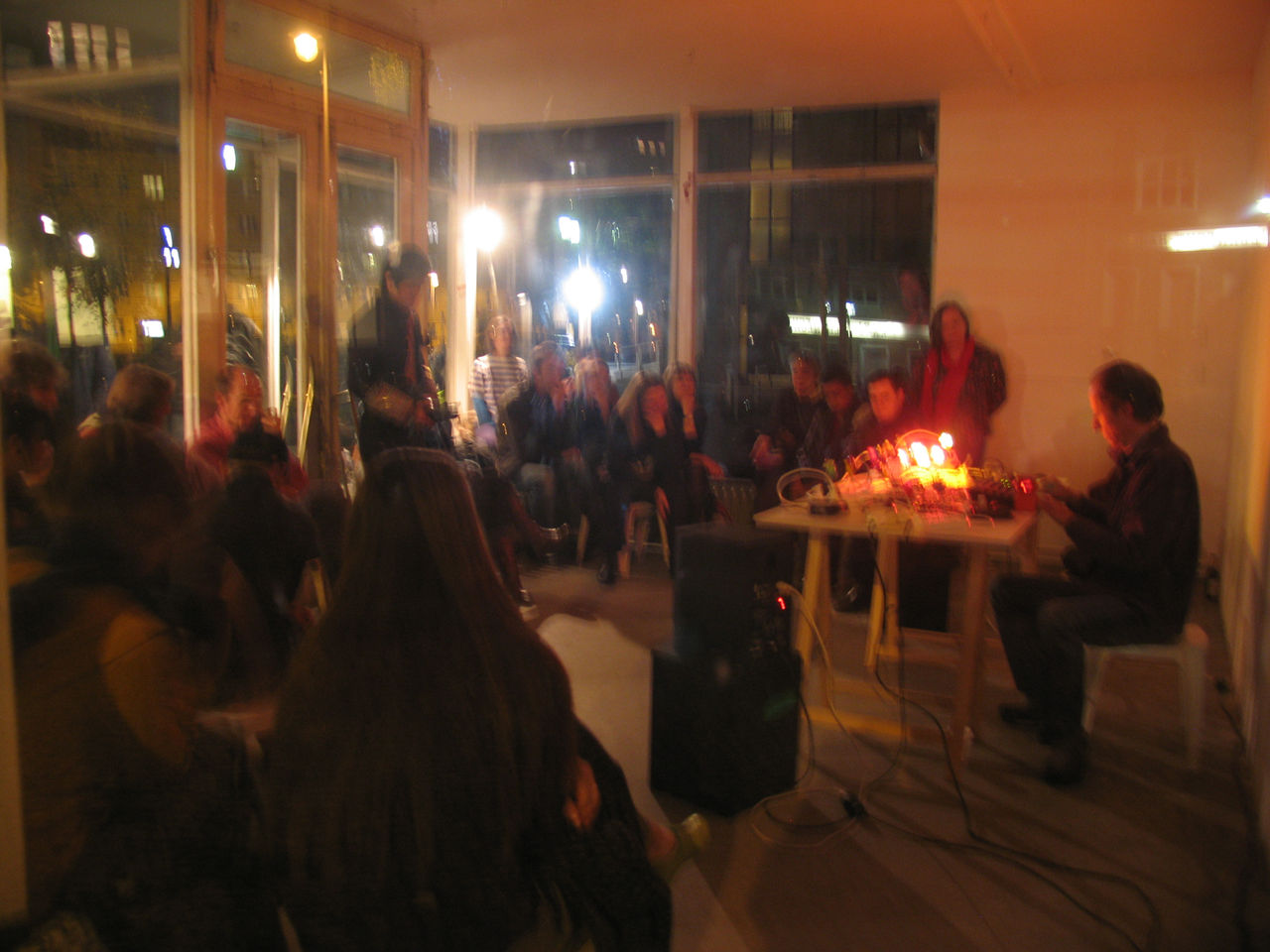 Photographic documentation of RYLLEGA Berlin (Audio-visual performance by Michael Vorfeld, 17 September 2008)